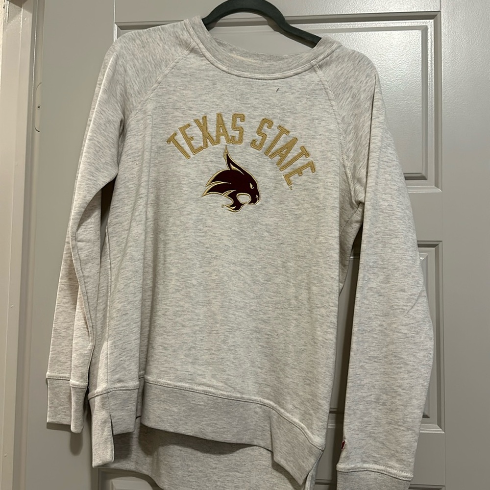 Texas State University crewneck! Never been worn. Size small.